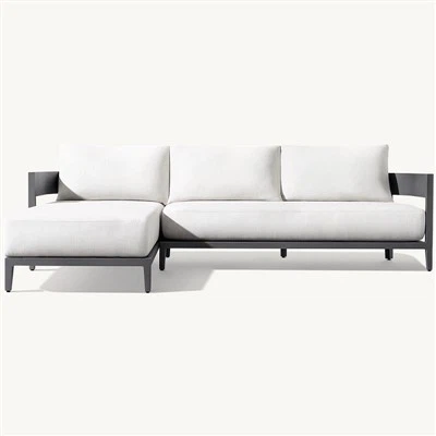 Metall tashqi seksiyali divan